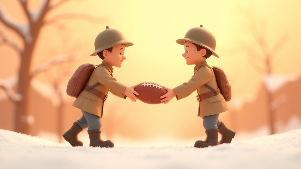 The Day Soldiers Traded Bullets for Ball: Football at Christmas in WWI!